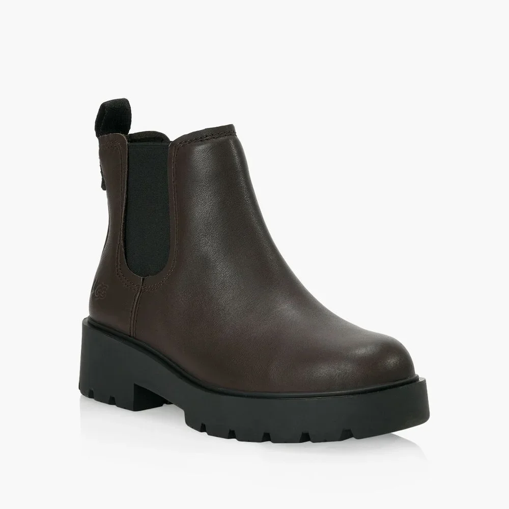 UGG Brown Leather Boot (Size 7 NWT) - Picture 2 of 5